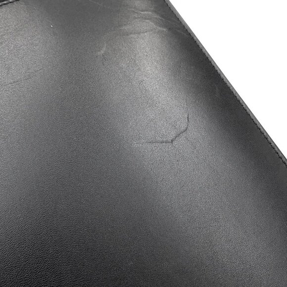 SAINT LAURENT PARIS Monogram Zip Tablet Holder Leather Black 4 - Picture 4 of 16